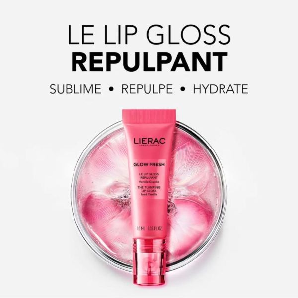 Lierac Glow Fresh Lip Gloss Repulpant, Hydratant & Sublime - 10ml