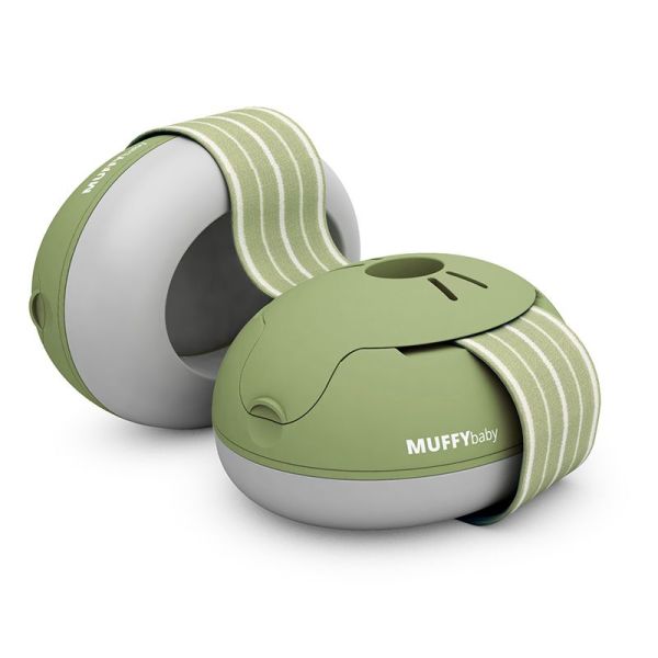 Apline Muffy Baby Classic - Casque Anti-bruit Bébé - Vert Olive - 1 pièce