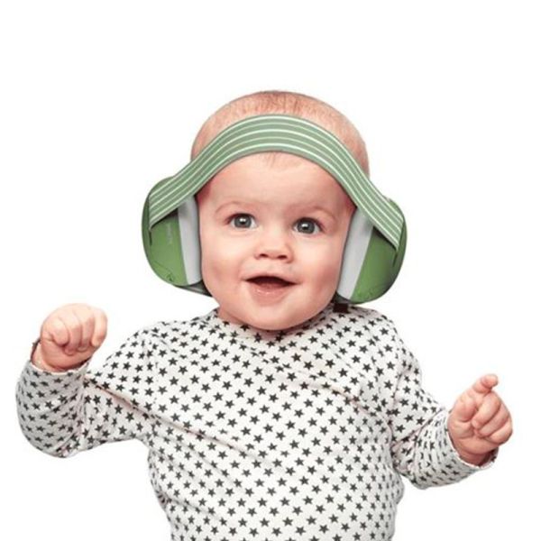 Apline Muffy Baby Classic - Casque Anti-bruit Bébé - Vert Olive - 1 pièce