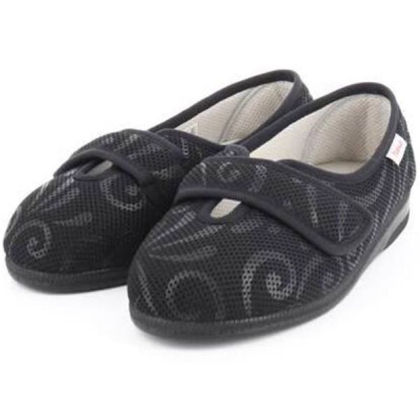 Gibaud CHUT Thilia Noir - Chaussures Confort Femme Pieds Déformés