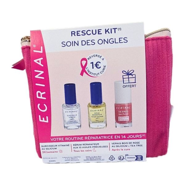 Ecrinal Rescue Kit - Soin des ongles Routine réparatrice 14 jours