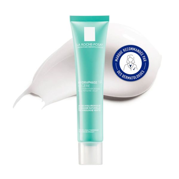 La Roche-Posay Hydraphase Crème Hydratante HA Légère - 40 ml - Éclat et confort peaux normales à mixtes
