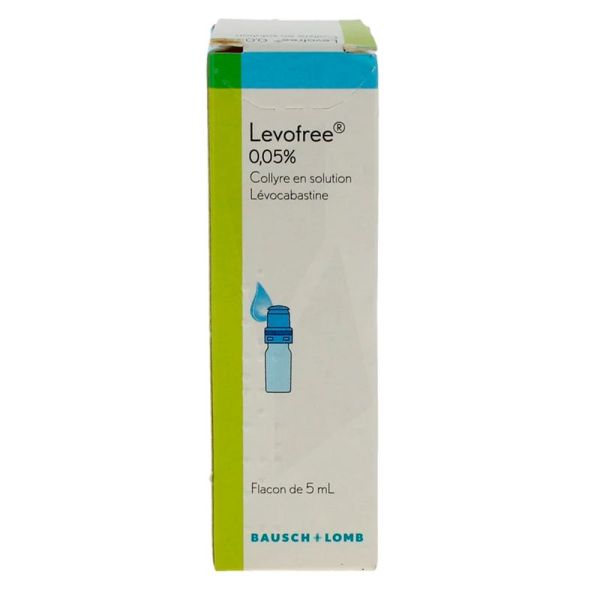 Bausch & Lomb Levofree 0,05% Collyre - 5 ml