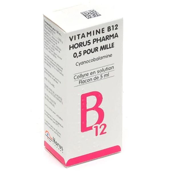 Bayer Vitamine B12 0.5 % Collyre - Flacon de 5ml