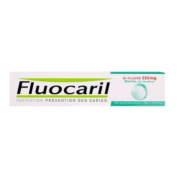 Fluocaril Dentifrice gel bi-fluoré menthe 75ml