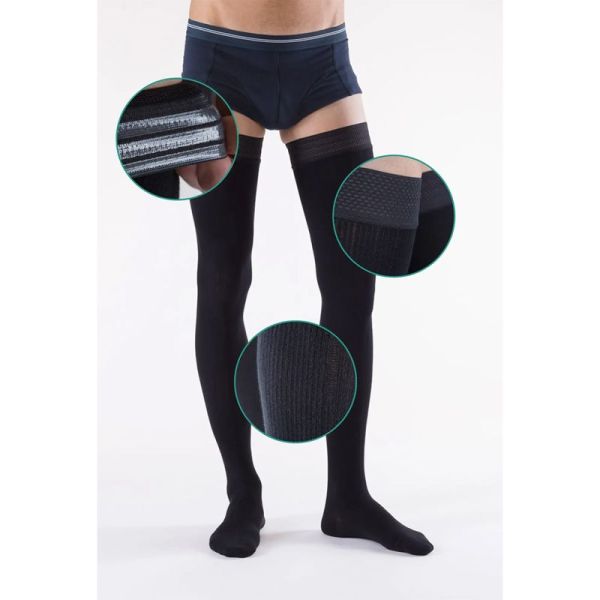 Thuasne Venoflex City Confort Coton C2 Bas-Cuisses de Contention – Compression et confort