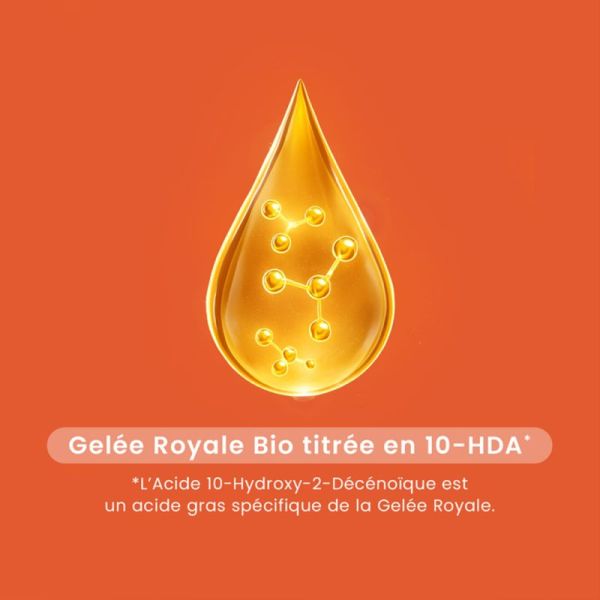 Santarome Ruche Royale Gelée Royale 4000mg Bio 10 Ampoules – Immunité et vitalité