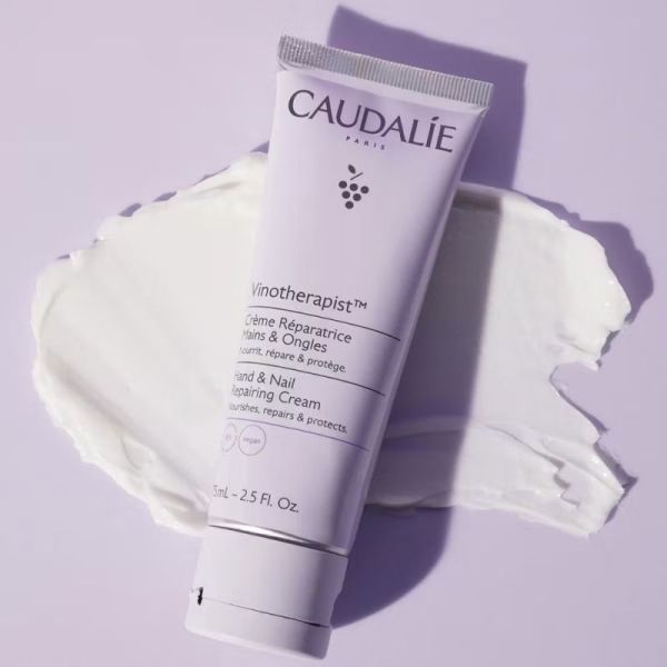 Caudalie Vinothérapist Duo Crème Réparatrice Mains et Ongles 2x75ml - Nourrit et répare les mains sèches