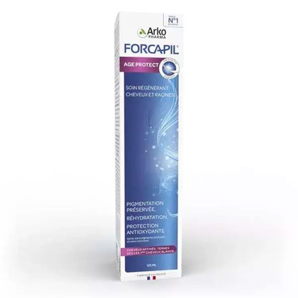 Arkopharma Forcapil Age Protect - Soin Régénérant Cheveux et Racines - Spray de 125ml