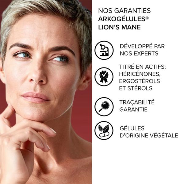 Arkopharma Arkogélules Lion's Mane 60 gélules – Mémoire et fonctions cognitives