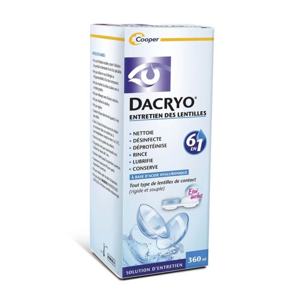 Dacryo Entretien des Lentilles de Contact - 360ml