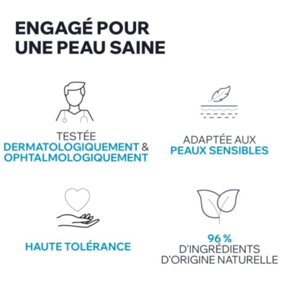 Uriage Eau Micellaire Thermale Peaux Sensibles 500 ml - Démaquille et renforce la défense naturelle de la peau