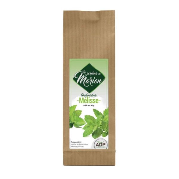ADP Les Jardins de Marion Infusion Mélisse Feuille Entière Digestion & Relaxation - Vrac 40g