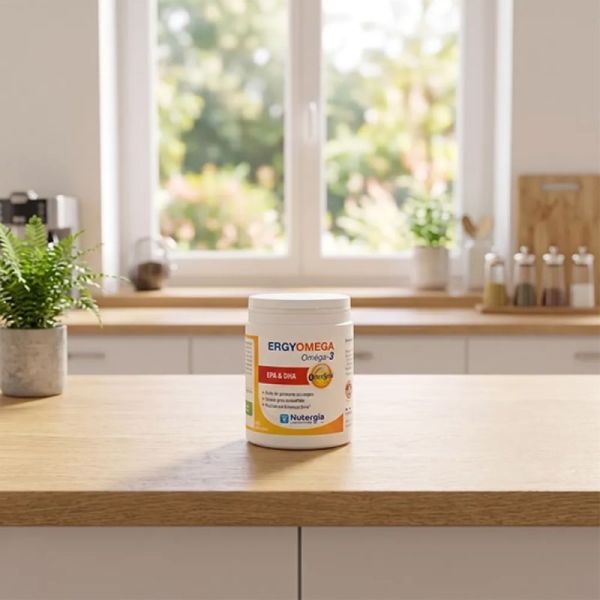 Nutergia Ergyomega Oméga-3 60 Capsules – Soutien cardiovasculaire