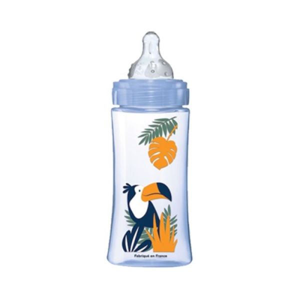 Dodie Biberon Initiation+ Anti-Coliques 3 Vitesses +6m Bleu Jungle - 330ml