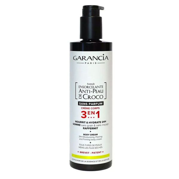 Garancia Soin Visage Ensorcelante Anti Peau de Croco - Crème Corps 3 en 1 - 400ml