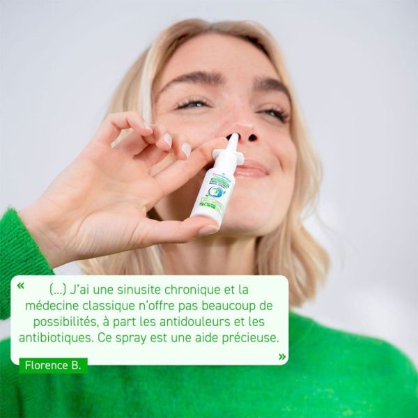 Puressentiel Respiratoire Sinus Express Spray Nasal 15 ml – Décongestionne, réduit la pression et apaise la douleur des sinus en moins de 30 minutes
