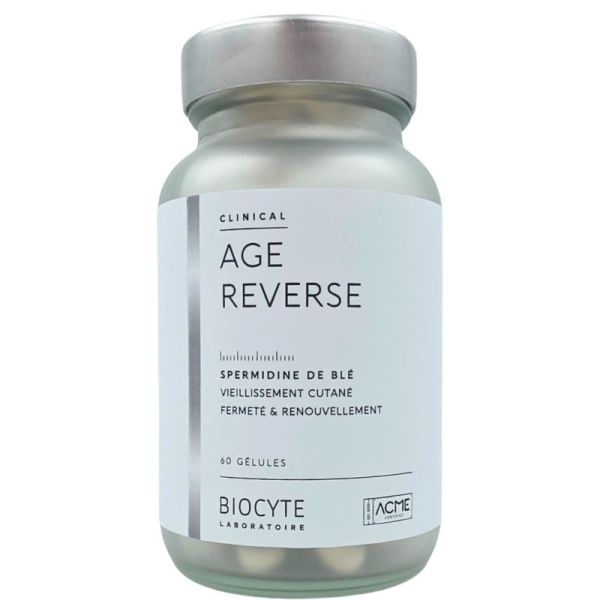 Biocyte Clinical Age Reverse 60 gélules - Fermeté, renouvellement et vitalité cutanée