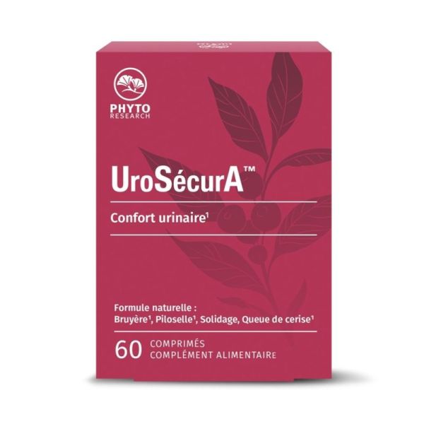 PhytoResearch UroSécurA 60 comprimés -  Confort, entretien et protection de l'appareil urinaire