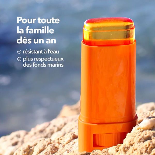 Krème Stick Solaire Invisible SPF50+ Bio 19g – Protection ciblée et zones sensibles