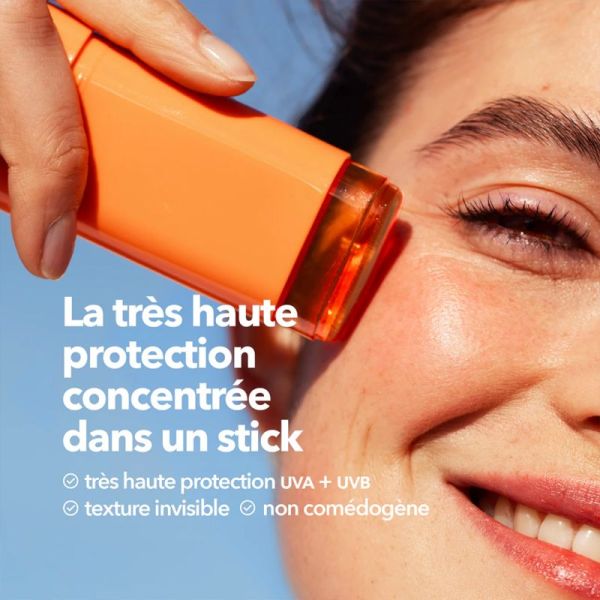 Krème Stick Solaire Invisible SPF50+ Bio 19g – Protection ciblée et zones sensibles