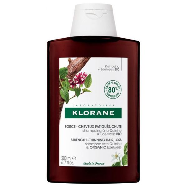 Klorane Quinine Edelweiss Shampooing Fortifiant 200ml