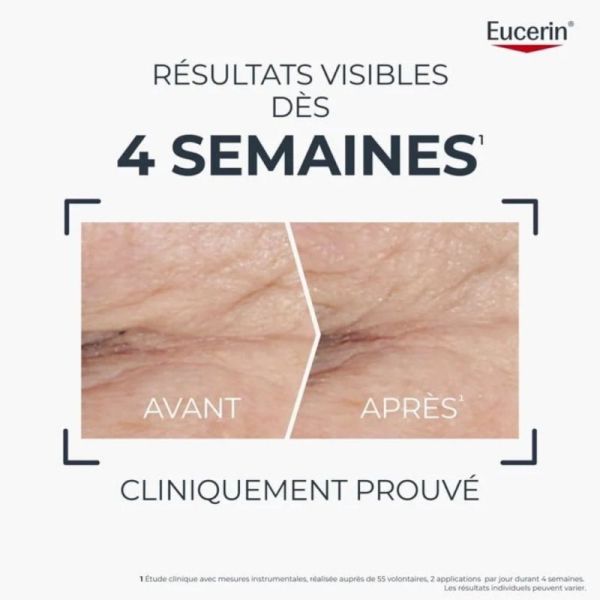 Eucerin Hyaluron-Filler + Longevity Soin de Nuit Épigénétique 50 ml - Régénération nocturne et réduction des rides