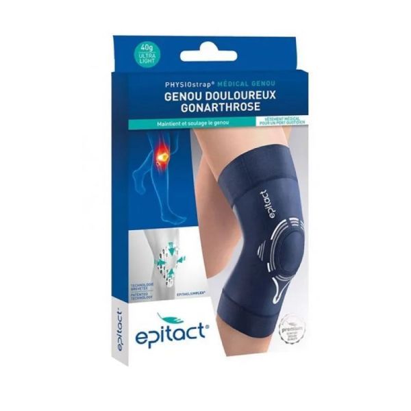 Epitact Physiostrap Genouillère Genou Douloureux Gonarthrose - Taille S