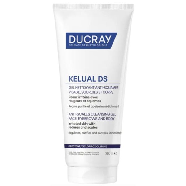 Ducray Kelual DS Gel Nettoyant Anti-Squames 200ml – Hygiène et apaisement