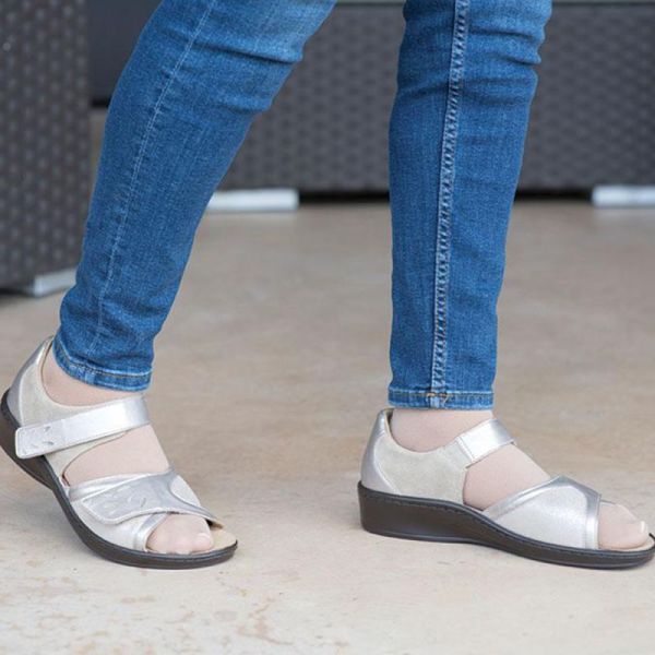 Gibaud CHUT Pétilla Doré - Chaussures Confort Femme Hallux Valgus