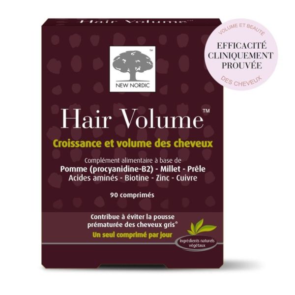 New Nordic Hair Volume 90 comprimés - Volume, croissance et force des cheveux