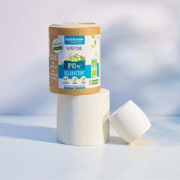 Nat&Form Aubépine Bio - Détente naturelle et sommeil apaisé