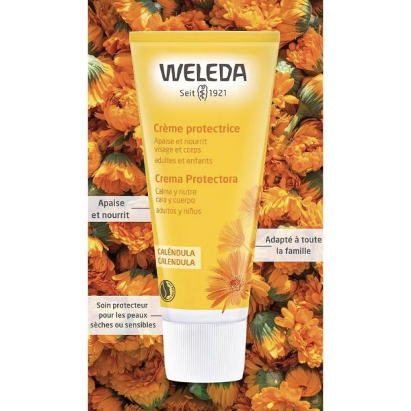 Weleda Crème Protectrice au Calendula 75ml – Apaisement et nutrition familiale
