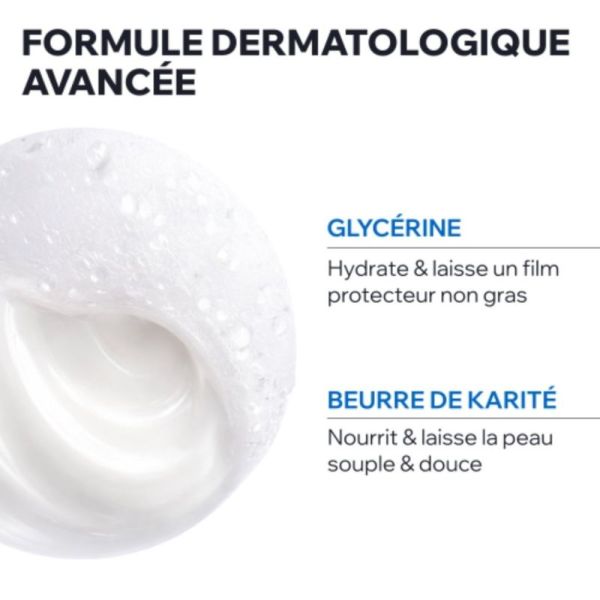 Uriage Derm-Phy Crème Lavante Dermatologique 1L - Nettoie, nourrit et protège