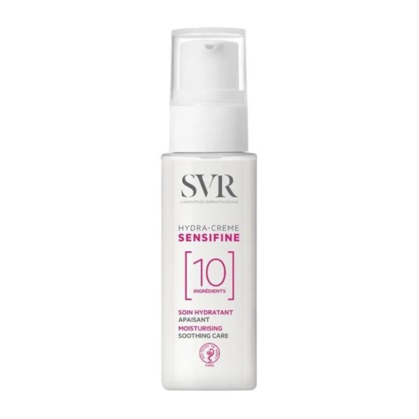 SVR Sensifine Hydra-Crème Soin Hydratant Apaisant Peaux Sensibles, Réactives & Intolérantes - 40ml