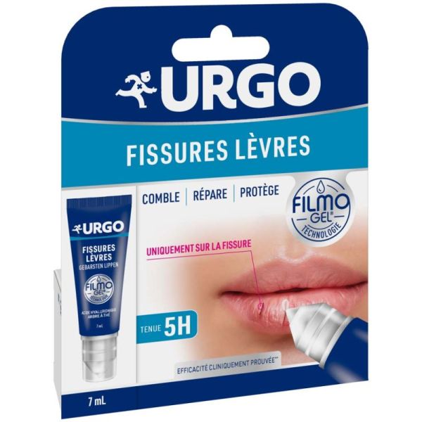 Urgo Filmogel Fissures Lèvres Comble, Répare & Protège - 7ml