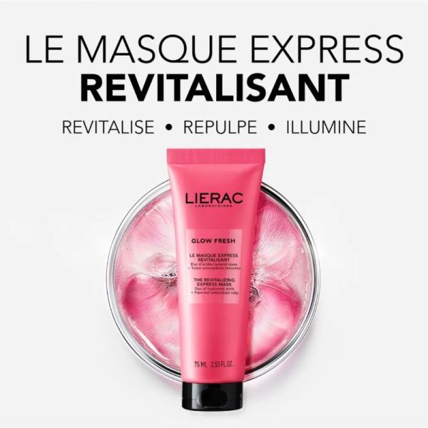 Lierac Glow Fresh Masque Express Revitalisant Peaux Ternes & Fatiguées - 75ml