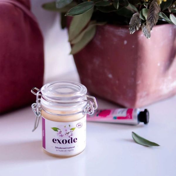 Exode Déodorant Baume Bio à l'Huile de Nigelle 50g Musc – Efficacité 48h
