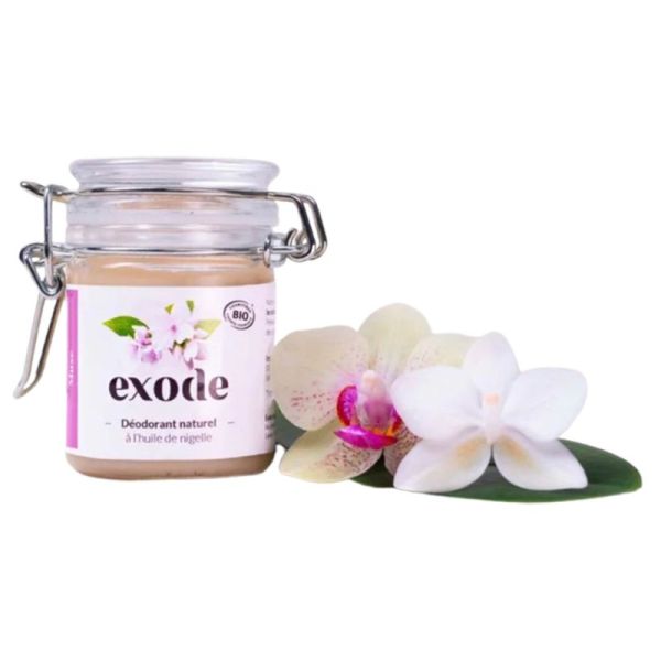 Exode Déodorant Baume Bio à l'Huile de Nigelle 50g Musc – Efficacité 48h