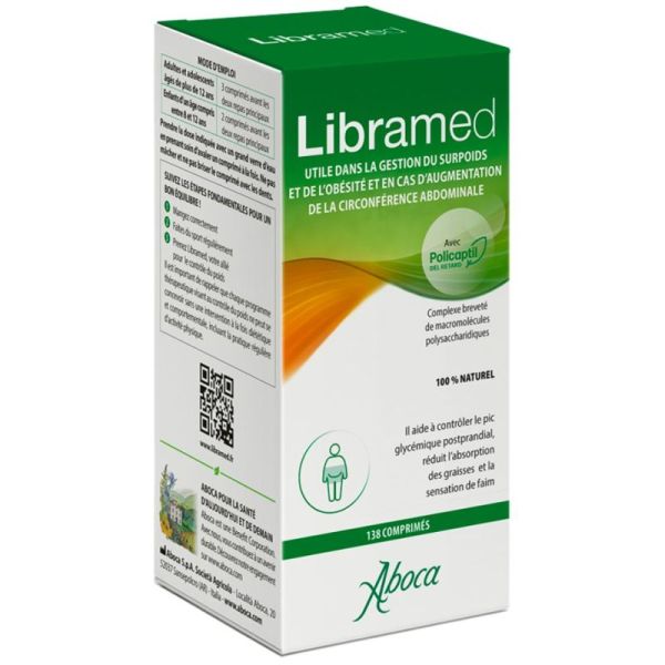 Aboca Fitomagra Libramed Gestion du Surpoids & de l'Obésité - 138 Comprimés
