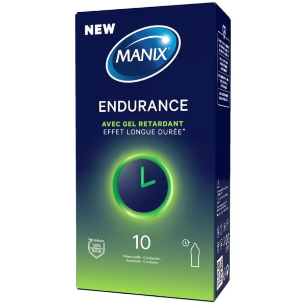 Manix Endurance 10 Préservatifs – Prolongation du plaisir et confort