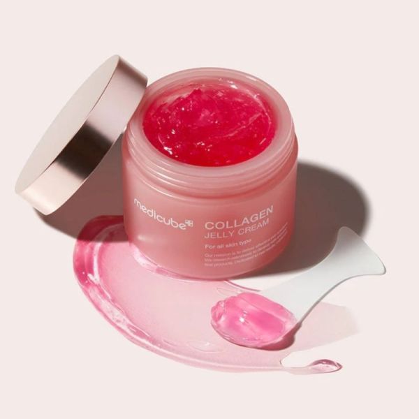 Medicube Collagen Jelly Cream 50 ml - Crème gel visage hydratante, raffermissante et repulpante au collagène