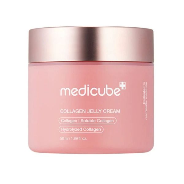 Medicube Collagen Jelly Cream 50 ml - Crème gel visage hydratante, raffermissante et repulpante au collagène