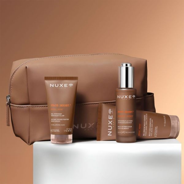 Nuxe Men BOOST 3 Must-Haves – Trousse de soins homme hydratante et énergisante