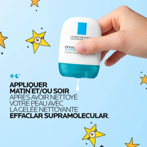 La Roche Posay Effaclar Supramolecular Correcteur sébum et pores 40 ml - Gel frais hydratant et matifiant anti-imperfections