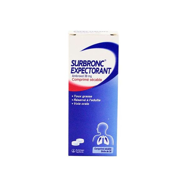 Surbronc expectorant 30 comprimés