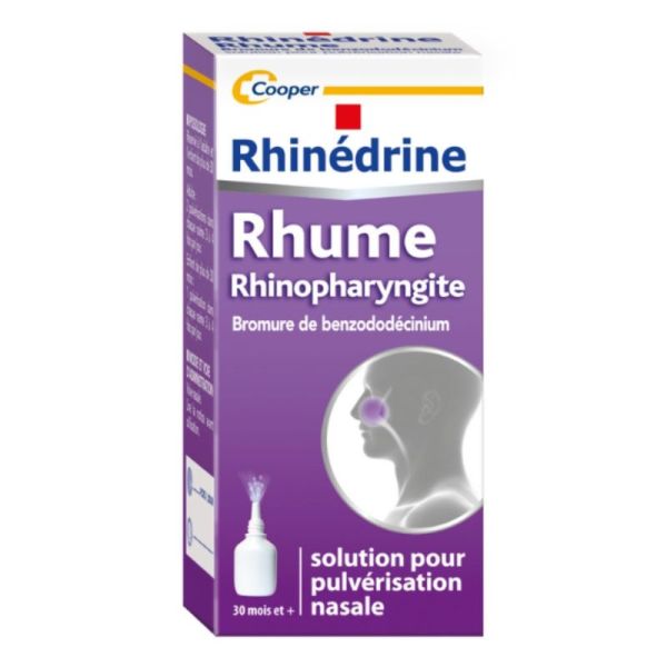 Cooper Rhinedrine Solution Pour Pulvérisation Nasale Rhume & Rhinopharyngite - 13ml