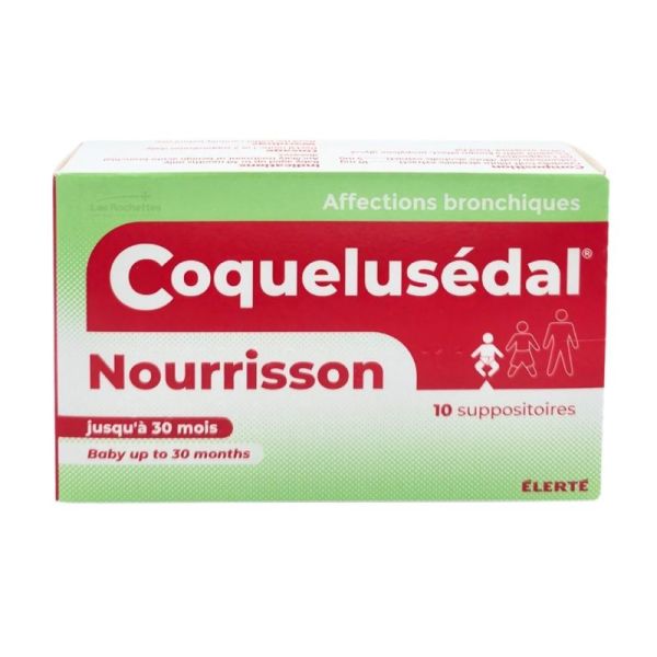 Coquelusédal Nourrisson - 10 suppositoires - Affections bronchiques