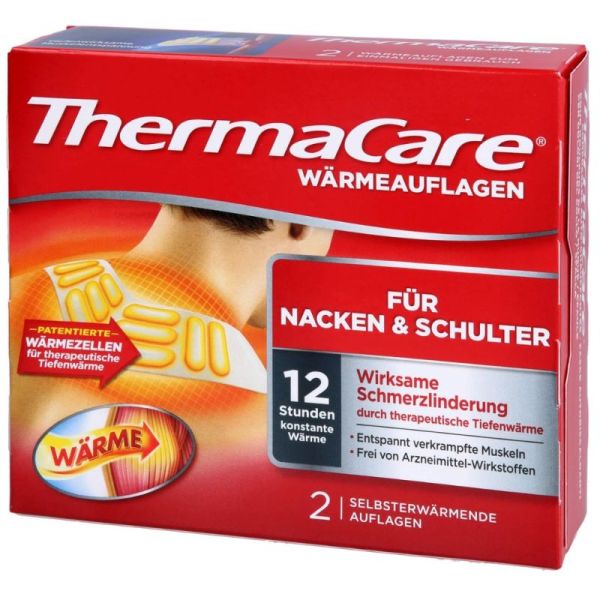 Thermacare Patch Auto-Chauffant Nuque - 2 Patchs - Soulage la nuque et les cervicales
