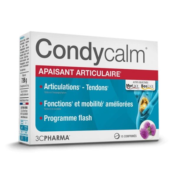 3CPharma Condycalm - Apaisant Articulaire - 15 comprimés